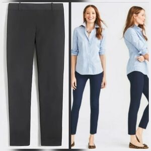 ❤ NWT! J CREW FACTORY WINNIE SKINNY PANTS IN STRETCH COTTON, DEEP GRAPHITE GRAY